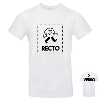 t-shirt blanc à imprimer recto et verso