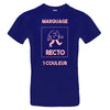 t-shirt personnalisé avec impression sur 1 face