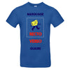 tee shirt bleu royal à personnaliser avec mes photos