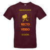 tee shirt bordeaux à personnaliser avec mes photos