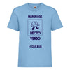 t-shirt enfant ciel personnalisation en 1 couleur recto-verso