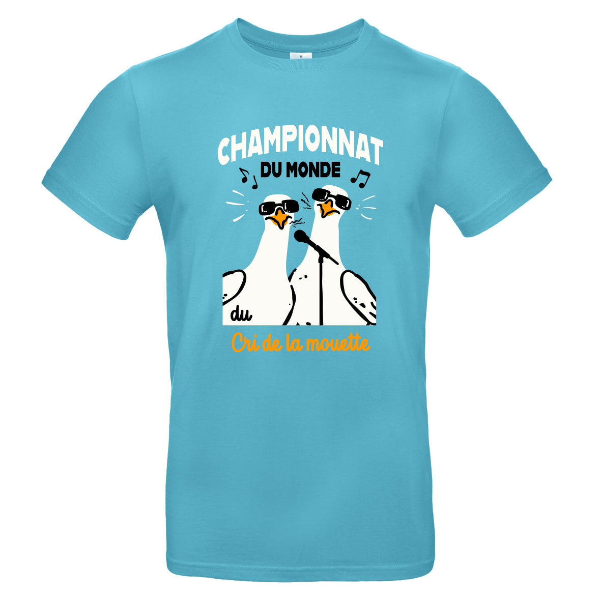 t-shirt championnat du monde du cri de la mouette