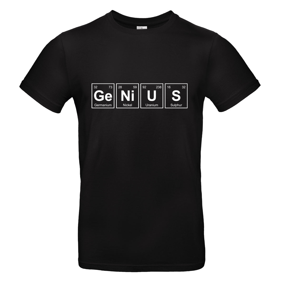 t-shirt genius noir