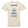t-shirt coton naturel personnalisé