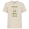 t-shirt enfant naturel à personnaliser en 1 couleur