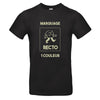 t-shirt enfant noir à personnaliser en 1 couleur