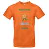 tee-shirt orange à personnaliser impression quadri face