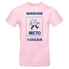 t-shirt rose personnalisé