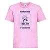 t-shirt enfant rose à personnaliser en 1 couleur