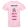tee shirt rose à personnaliser avec mes photos