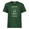 t-shirt enfant vert sapin à personnaliser en 1 couleur
