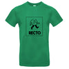 t-shirt vert gazon personnalisé