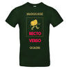 tee shirt vert bouteille à personnaliser avec mes photos