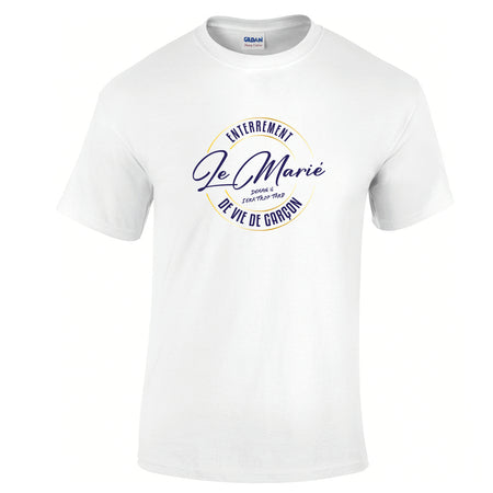 T-shirt le marié enterrement vie de garçon