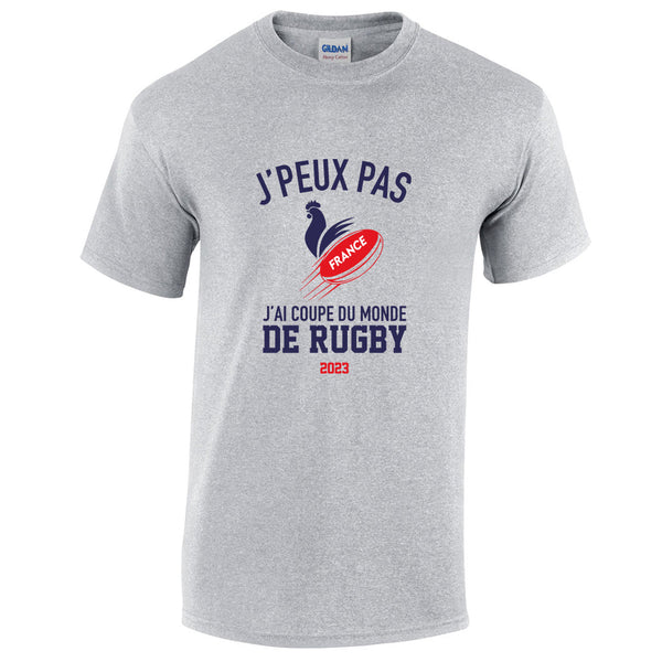 Tee-shirt je peux pas j'ai coupe du monde rugby 2023