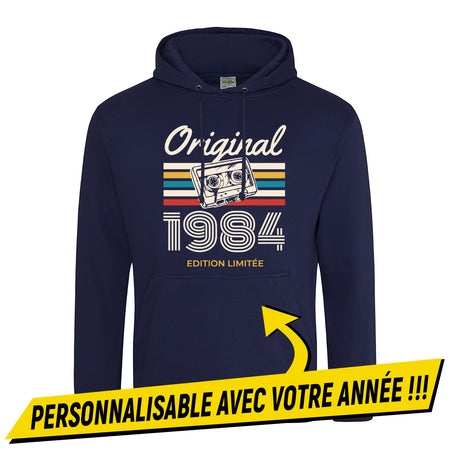 sweat capuche a personnaliser anniverssaire