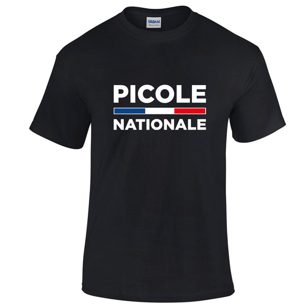 t-shirt noir la Picole nationale