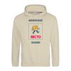 sweat capuche beige à personnaliser en ligne avec photos ou texte