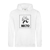 sweat capuche blanc à personnaliser avec textes et images