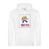 sweat capuche blanc à personnaliser en ligne avec photos ou texte