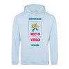 sweat-capuche bleu ciel  personnalisable en ligne