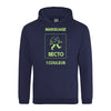 sweat capuche marine à personnaliser avec textes et images