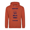 Hoodie orange à personnaliser avec mes documents