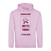 Hoodie rose pale à personnaliser avec mes documents