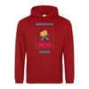 sweat capuche rouge à personnaliser en ligne avec photos ou texte