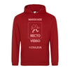 Hoodie rouge à personnaliser avec mes documents