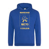 sweat capuche bleu royal à personnaliser avec textes et images