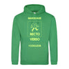 Hoodie vert gazon à personnaliser avec mes documents