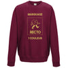 sweat bordeaux avec impression personnalisée