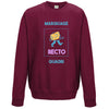 sweat-shirt bordeaux personnalisable avec photos ou textes