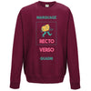 sweat bordeaux à personnaliser en ligne