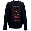 sweat classique noir personnalisable
