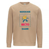 sweat-shirt beige personnalisable avec photos ou textes