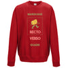 sweat rouge à personnaliser en ligne