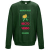 sweat vert sapin à personnaliser en ligne
