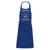 Tablier cuisine bleu royal à personnaliser