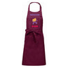 tablier bordeaux personnalisable en ligne avec photos et textes