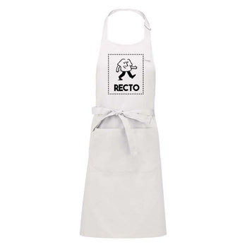 Tablier blanc à personnaliser