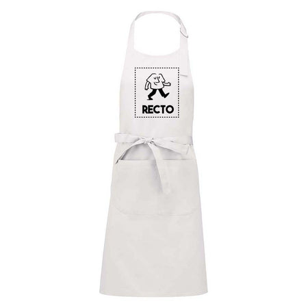Tablier blanc à personnaliser
