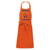 Tablier cuisine orange à personnaliser