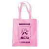 tote bag rose personnalisable