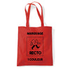 tote bag rouge personnalisable