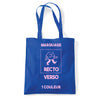 tote-bag bleu roy a personnaliser en ligne