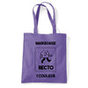 tote bag lila personnalisable
