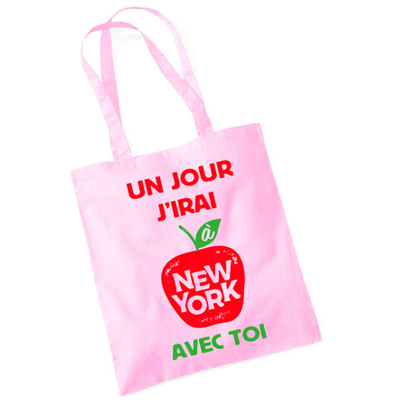tote bag j'irai à New York avec toi