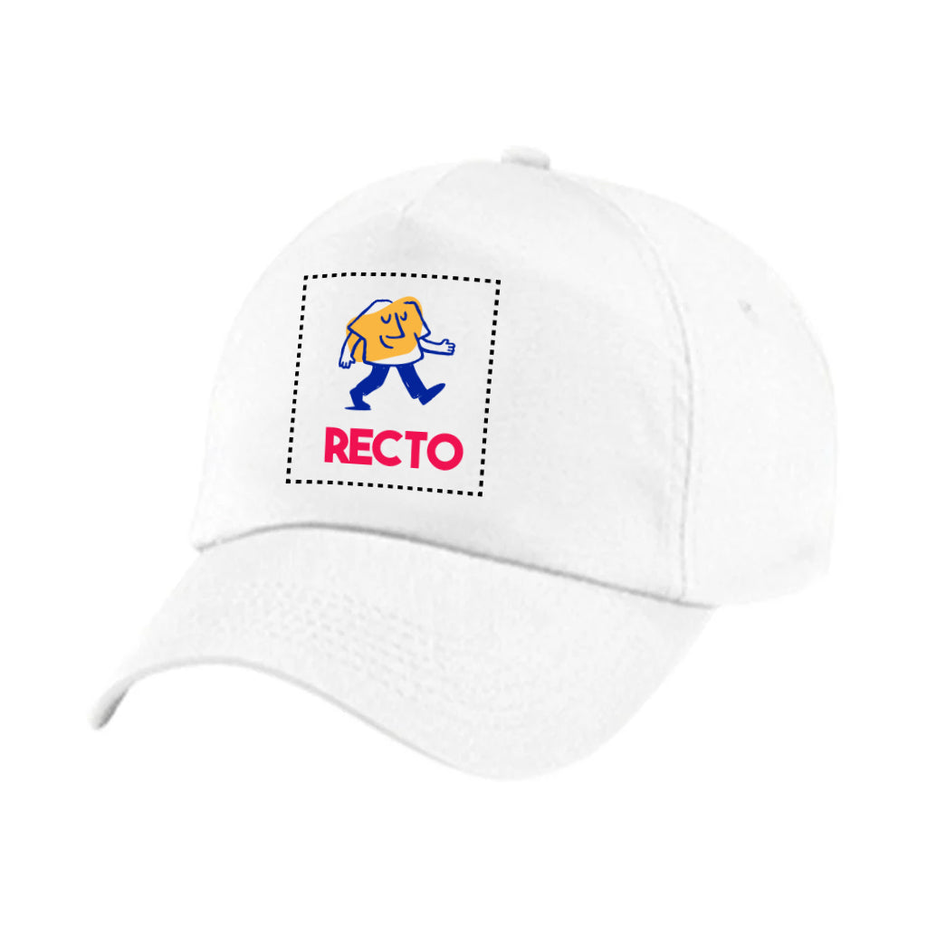 casquette banche à personnaliser avec photo ou logo